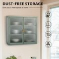 thumbnail image 4 of Hypeshops Retro Style Bathroom Wall Cabinet, Green, 4 of 5