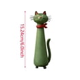 thumbnail image 3 of 7.87in Cat Vase Clearance Handcrafted Quirky Cat Vase, Whimsical Ceramic Cat Flower Vase, Funny Kitty Planter for Desk, Shelf, Boho Home Decor, Unique Gift for Cats Lovers, 3 of 8