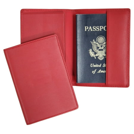 Royce Leather Genuine Leather Passport Holder and Travel Document Organizer