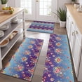 thumbnail image 2 of Pioneer Flower Floral Print Pattern Kitchen Rugs Sets Of 3,Kitchen Runner Rugs Non Skid Washable,Decorative Kitchen Floor Mats for Kitchen,Sink,Laundry,17X30 Inch + 17X47 Inch + 17X59 Inch, 2 of 6