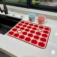 AOOOWER Cartoon Pattern Dish Rack Pad Water Absorbing Kitchen Drying ...