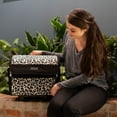 Everything Mary Collapsible Rolling Sewing Machine Tote, Cheetah Print