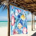 thumbnail image 2 of Ryvnso Balls Christmas Oversized Beach Towel Microfiber Bath Blankets Swimming Fitness 37" x 74", 2 of 5