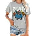 thumbnail image 5 of Men's T-Shirts Soft Summer Crew Neck Fashion Leisure Reading Day Letter Theme Printed Short Sleeved Casual Breathable Tshirt, 5 of 5
