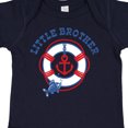 thumbnail image 4 of Inktastic Nautical Little Brother Boys Baby Bodysuit, 4 of 5