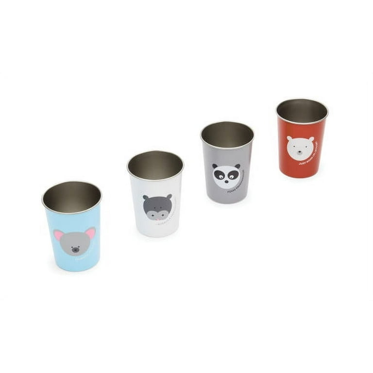 Red Rover 10oz 4pk Stainless Steel Kids Tumbler Cups