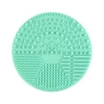 thumbnail image 1 of EeaseCA Round Cleaning Tool Makeup Brushes Cleaning Pads Brushes Scrubber Cleaning Pad Light Green, 1 of 7
