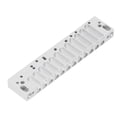 thumbnail image 4 of Harmonica Comb, Easy Installation Frosted Appearance Easy Playing Aluminium Alloy Easy Maintenance Silver Harmonica Comb 12Hole Chromatic Scale  for 270D, 4 of 7