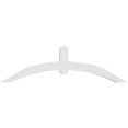 thumbnail image 4 of 60"W x 17 1/2"H x 4"D x 4"F, 7/12 Pitch, Archdale Architectural Grade PVC Gable Bracket, 4 of 8
