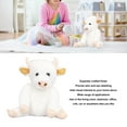 thumbnail image 4 of Juguete de peluche de vaca Highland, simulación bonita, exquisita, suave, muñeco de ganado sentado, juguete para decoración del hogar, 4 of 8