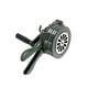 thumbnail image 1 of Kenally Cuerno de sirena de manivela portátil, alarma de metal manual portátil, alarma de seguridad de emergencia, alarmas rojas y verdes. Herramientas eléctricas verde, 1 of 6
