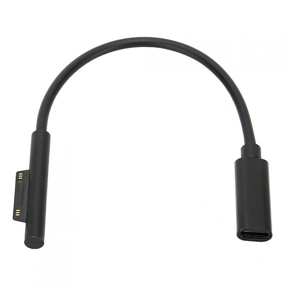 Dioche Type‑C Plug Connector Power Adapter Portable Size And Support For PD Fast Charging 7.1in USB C Laptop Charging Cable For SurfacePro 3/4/5/ Pro6