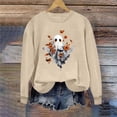 thumbnail image 2 of Sweatshirts for Women Halloween Printed Long Sleeve Hoodie Top, 2 of 5