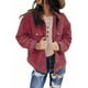 thumbnail image 1 of Chaquetas de pana para mujer, abrigos cómodos informales de manga larga, Tops para mujer, prendas de vestir con solapa y botones, S-3XL, 1 of 3