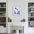 thumbnail image 3 of Blue Pansies I, Abstract Framed Art Print Wall Art by Tim OToole Sold by Art.Com, 3 of 5