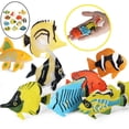 thumbnail image 4 of Figuras de acción de modelos de animales, adornos, decoración del hogar, recuerdos para fiestas, material didáctico, regalos Pez, 4 of 8