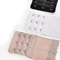 thumbnail image 4 of PLGEBR Geyoga 3 Pieces Women's Bra Extenders Elastic Stretchy Bra Extension Strap, 3 Rows x 3 Hooks (Multi-Color), 4 of 6