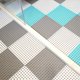 thumbnail image 5 of alfombrillas antideslizantes de PVC para baño y cocina, 30 x 30 cm, color blanco, 5 of 5