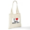 thumbnail image 6 of CafePress - I Love Girls Night Out Tote Bag - Unisex Canvas Tote Bag, Beige, 1-Piece, 6 of 6
