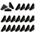 thumbnail image 1 of Uxcell 60Pcs Triangle Glass Corner Protector, 0.47 Inch Plastic Glass Table Corner Protector Transport Corner Guard for Glass, Ceramics, Wood, and Steel(Right Angle, Black), 1 of 6