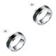 thumbnail image 4 of Anillo de temperatura Minnieouse Acero Plata 6# 2piezas, 4 of 6