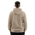 thumbnail image 3 of Resicozy Men's Hoodies Pullover Solid Color Hoodie Casual Long Sleeve Drawstring Hooded Sweatshirts with Pocket Camel M, 3 of 5
