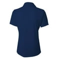 thumbnail image 2 of A4 Solid Interlock Polo For Women in Navy | NW3261, 2 of 3