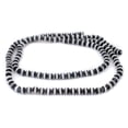 thumbnail image 3 of The Bead Chest Black & White Striped Dzi Agate Beads 6mm Black and White Round Gemstone 15 Inch Strand, 3 of 4