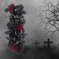 thumbnail image 4 of Guirnalda colgante de follaje de Halloween para marco de puerta (estilo C), 4 of 7