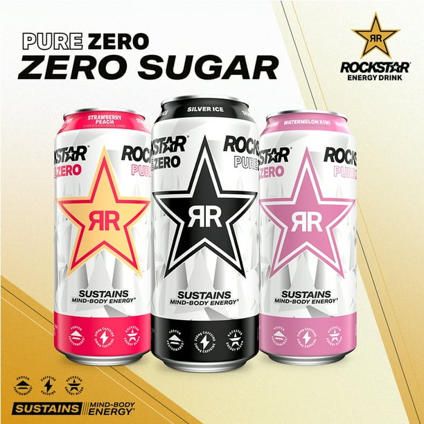 Rockstar Zero Energy 12pk | Energy drinks for food retail