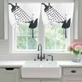 thumbnail image 4 of Dogs Showering Balloon Curtains for Windows, Bedroom Curtains 54 Inch Length, Modern Abstract Art Funny Animals Tie Up Curtains Panels Thermal Insulated Bathroom Curtains Window 42"x54", 4 of 8