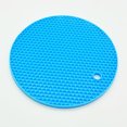 thumbnail image 2 of Tapis en Caoutchouc Antidérapant Résistant à la Chaleur Coussin Rond Coloré Tapis Antidérapant Rond en Silicone Napperon Support de Pot Tapis de Table en Silicone, 2 of 2
