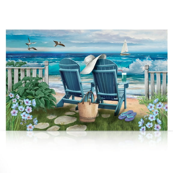 Briarwood Lane Seaside Escape Large LED Canvas Art