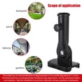 thumbnail image 3 of ZheElen Materials Flag Pole Holder Bracket Wide Scope Easy Installation Multi-Position Mounting Flag Holder Black, 3 of 6