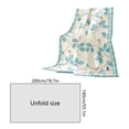 thumbnail image 3 of Lightweight Summer Cooling Quilt 140x200 cm, Multicolor Polyester Breathable Air Conditioner Comforter Bedspread, Machine Washable, 3 of 6
