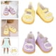 thumbnail image 1 of 2 pares de de muñeca para bebés recién nacidos de 18 ", con lazo, de material cuero PU, ropa informal, de cumpleaños, juguetes p Hugo Zapato de muñecas, 1 of 10