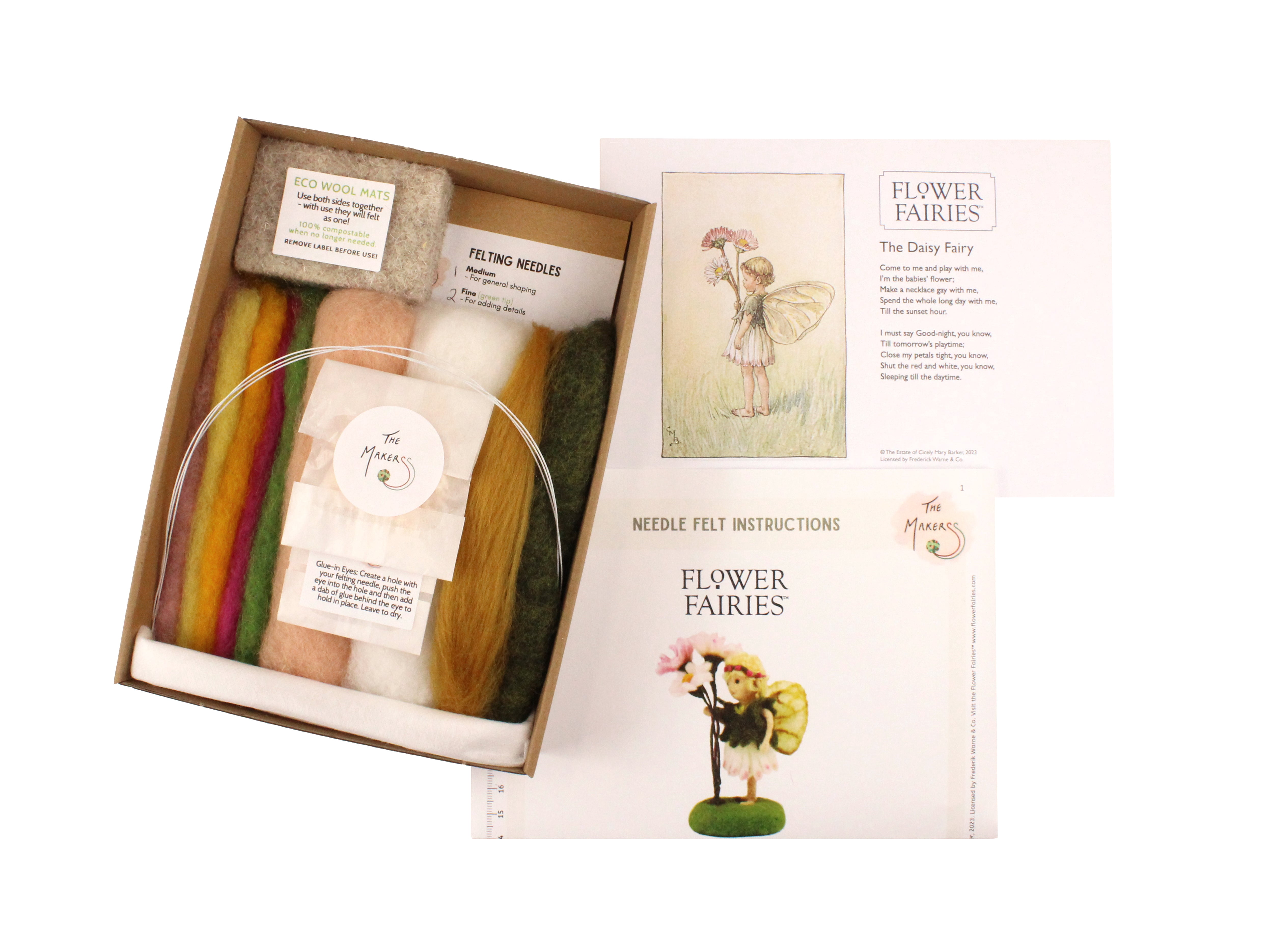 Felting Kit - Daisy Fairy Needle Felting Kit