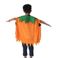 thumbnail image 3 of Costume d'Halloween pour Enfants Citrouille Créative Cape Cosplay, 3 of 3
