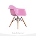 thumbnail image 3 of Heavenly Collection Pink Bucket Kids Chair, 3 of 4