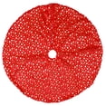 thumbnail image 2 of Decoración de de árbol de Navidad Peluda Alfombra de árbol de Navidad forma forma forma para de año Red 90cm Yotijar Falda de árbol, 2 of 7
