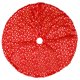 thumbnail image 2 of Shaggy Christmas Decor Christmas Tree Mat forma forma forma para Las Vacaciones de año de nuevo Red 90cm Soledad Falda de árbol, 2 of 7