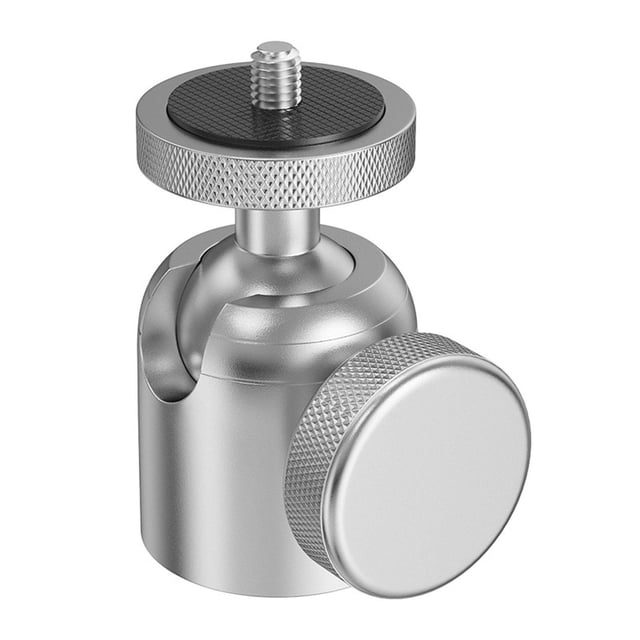 Mini Dispositifs à Tête de Boule Simples Utilisant Rotation à 360 Degrés avec Filetage Trépied Adaptateur de Tête de Boule pour Appareils Photo Reflex Support de Lumière 1/4