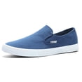 thumbnail image 4 of NOKIO Men's Breathable L𝗈afers So𝗅id Color Trendy Casual Shoes Comfortable Lightweight Daliy Sports Shoes Wide Width Canvas Work Shoes S𝗅ip On Non-S𝗅ip Flat Shoes, 4 of 6