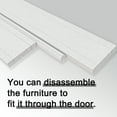 thumbnail image 6 of 38" x 80" 1-Lite Paneled PVC/Vinyl Accordion Door, 6 of 6