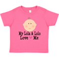 thumbnail image 3 of Inktastic My Lola and Lolo Love Me Girls Baby T-Shirt, 3 of 5