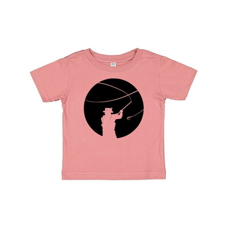 

Inktastic Fly Fishing silhouette Gift Baby Boy or Baby Girl T-Shirt
