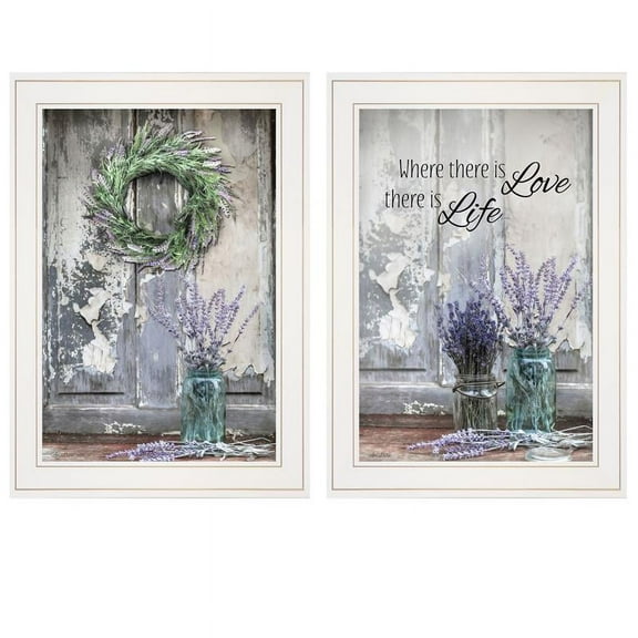 Where There is Love 2-Piece Vignette by Lori Deiter Wood Multi-Color