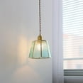 thumbnail image 6 of Mini Colorful Glass Pendant Light Fixture, Small Retro Farmhouse Pendant Lighting, Modern Simple Pendant Light, Minimalist Rustic Vintage Pendant Lamp for Kitchen Sink Dining Room, 6 of 6