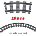 thumbnail image 1 of City Trains Flexible Tracks Forked Straight Curved Soft Rails Track Switch Building Block Bricks Kids DIY High-tech Creative Toy,Stytle D, 1 of 10