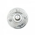 thumbnail image 3 of 2 Door Bell Chrome Embossed PRESS Round Bell | Renovator's Supply, 3 of 6